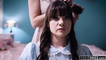Mature Teen Alison Rey Struggles With Her Mother'S New Relationship