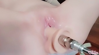 Intense Solo Session With Wet And Messy Climax