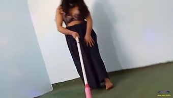 Canadian Mother Caught In Erotic Encounter While Cleaning And Dancing In The Nude