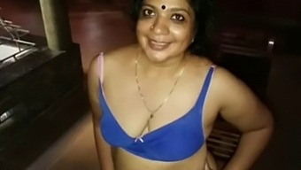 Indian Granny'S Sensual Massage With Ballbusting Climax