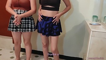 Two Teenage Girls Audition For A Modeling Job And Seduce The Agent To Secure Their Position