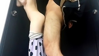 My Wife Loves To Be Fucked Standing Up And Sitting Down, And Gets A Creampie In This Amazing Video