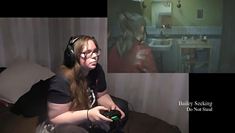 Watch A Gamer Strip Down In Resident Evil 2 Playthrough Part 5