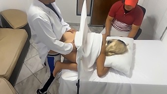 Doctor'S Visit Turns Into A Steamy Threesome With A Stunning Wife And Her Husband