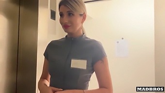 Ukrainian Maid Accused Of Theft Gets Roughed Up In The Restroom!