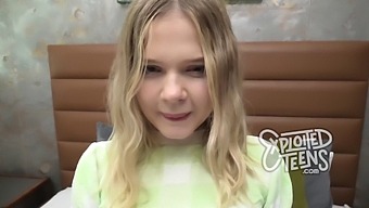 Young Amateur Teen Auditions For A Sloppy Blowjob