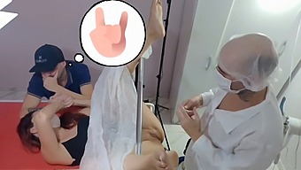 Husband And Wife Undergo Gynecological Examination And Unexpectedly Meet A Doctor