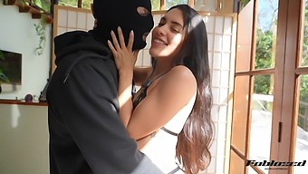 Tutorial For French Kissing With A Stunning Brunette Teen