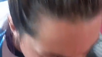 Blonde Girl Enjoys Swallowing Cum