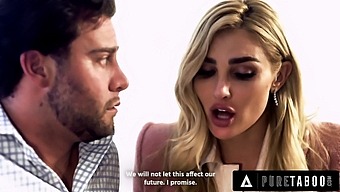 Kenzie Anne, A Stunning Blonde Bombshell, Gets An Unexpected Internal Ejaculation From A Compulsive Liar In A Taboo-Themed Video.
