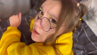 A Stunning Teen Couple Engages In An Incredible Oral Session And A Mind-Blowing Cumshot, All Captured In 4k Pov