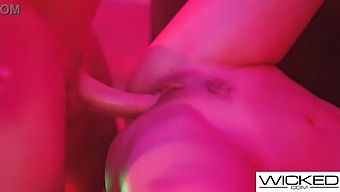Indulge In A Sinful Threesome With Alexis Tae And Molly Little