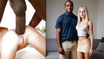 African American Man Pleasures My Stunning Spouse With Anal Stimulation