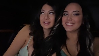 Busty Latinas In Threesome With Uber Driver And Foot Fetish