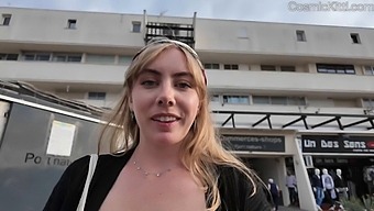 A Shy Blonde Goes Solo In A Nudist City And Enjoys Herself To The Utmost.