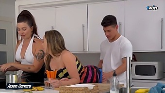 Best Friend Of My Girlfriend Stayed With Us For A Few Days And Me And My Girlfriend Had Sex Until We Got The Idea To Have A Threesome.