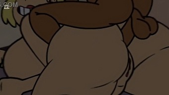 Creampie And Anal Sex In Animated Porn Video